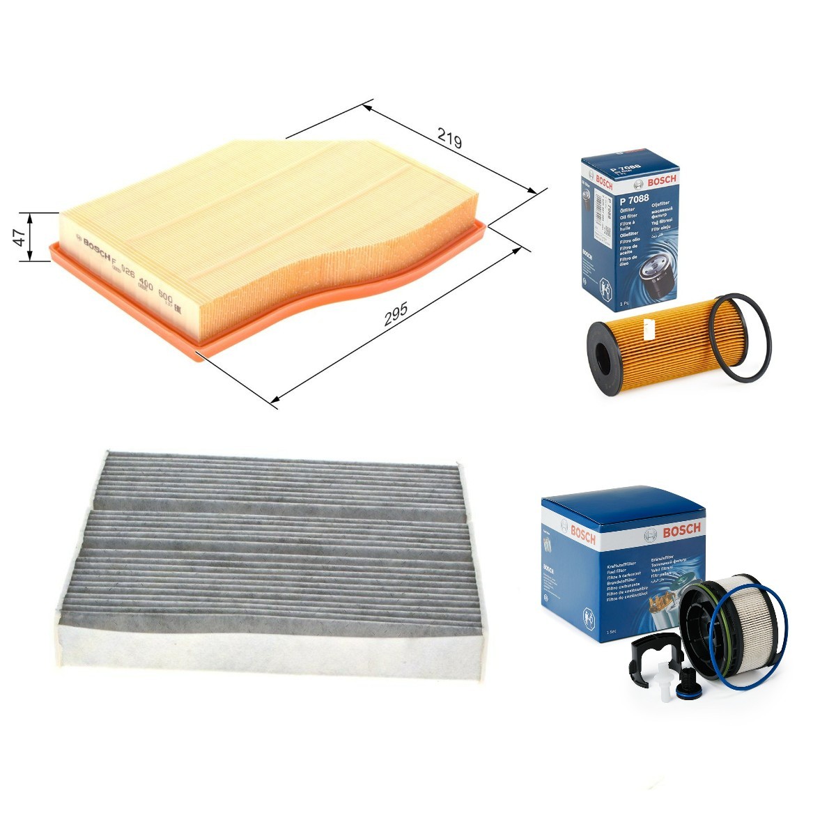 BOSCH Kit de filtres BSH4055N0192 BOSCH BSH4055N0192 d'origine Kit de filtres HYUNDAI ix55 prix