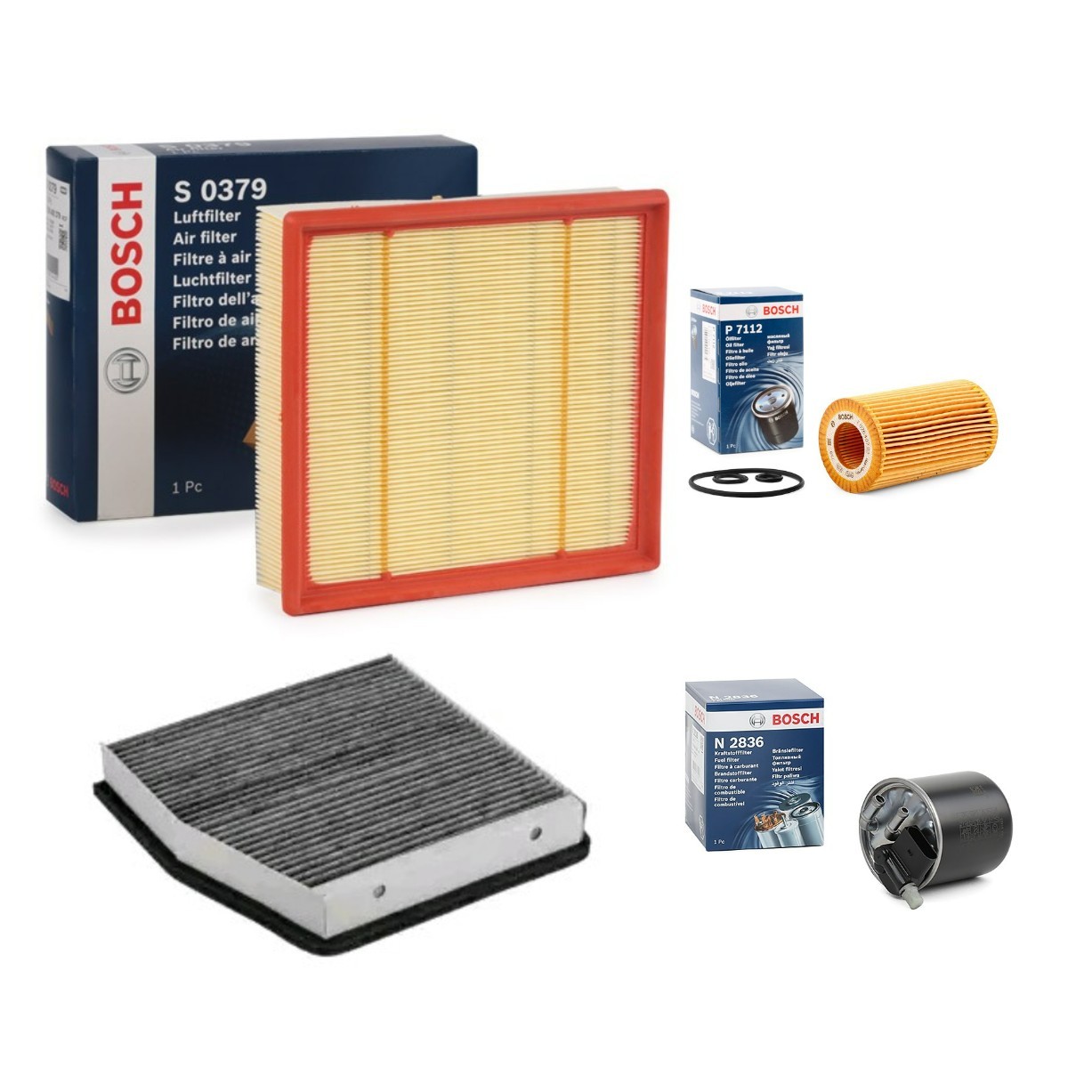 BOSCH Filterset BSH4055N0199 BOSCH BSH4055N0199 Onderhoudspakket en filterset Mercedes-Benz SLK originele
