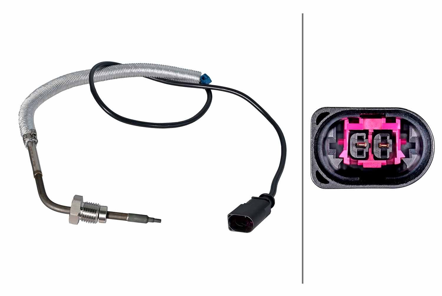 Andur, heitgaasitemperatuur HELLA 6PT 358 226-671 HELLA 6PT 358 226-671 Heitgaasi temperatuuri andur AUDI Q7 2016