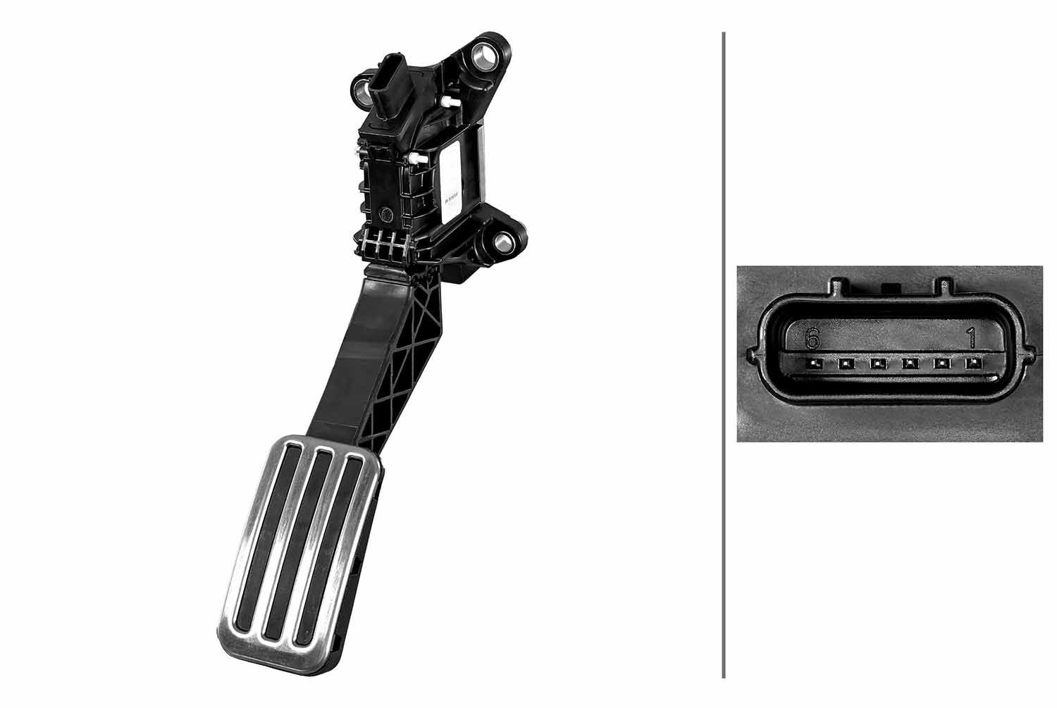 HELLA Sensor, speederposition 6PV 011 673-471 HELLA 6PV 011 673-471 Sensor, gaspedalindstilling KIA CARENS originale