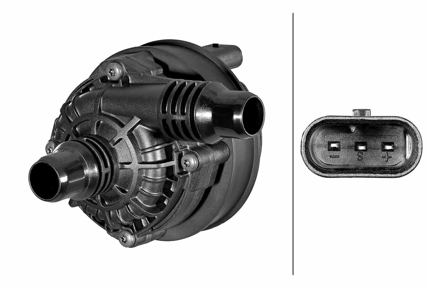 HELLA Extra vattenpump 8TW 358 305-081 JAGUAR vattenpump oberoende uppvärmning HELLA 8TW 358 305-081