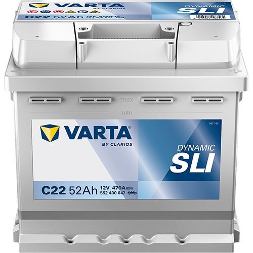 VARTA Starterbatteri 552400047K262 VARTA 552400047K262 Autobatteri Suzuki Jimny SN billig