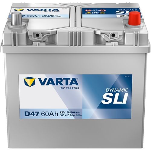 Bateria de arranque VARTA 560410054K262 VARTA DYNAMIC SLI, D47 560410054K262: Bateria Kia RIO 2002