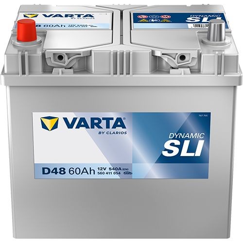 VARTA Starterbatteri 560411054K262 Elektriske komponenter Subaru Tribeca B9: Starterbatteri VARTA DYNAMIC SLI, D48 560411054K262