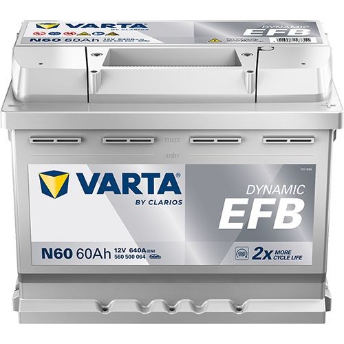 VARTA Käivitusaku 560500064K262 hind Akud GREAT WALL 560500064K262 VARTA