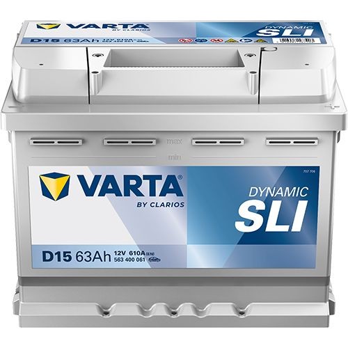 Accu VARTA 563400061K262 VARTA DYNAMIC SLI, D15 563400061K262 Batterij Volkswagen BORA 2014