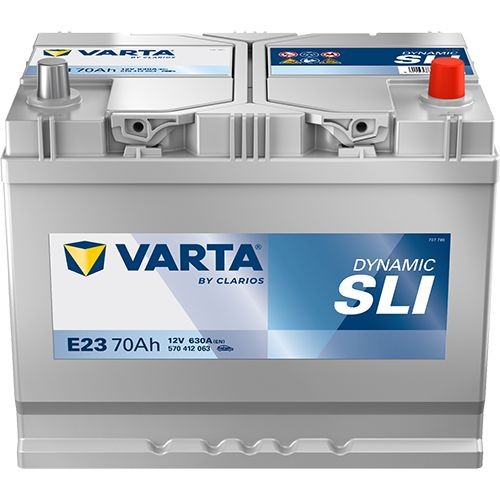 Accu VARTA 570412063K262 VARTA DYNAMIC SLI, E23 570412063K262: Autobatterijen Mitsubishi OUTLANDER 2001