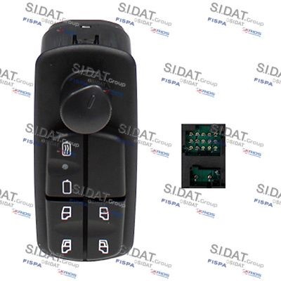 SIDAT Brytare, fönsterhiss 5.145655A2 5.145655A2 SIDAT strömställare fönsterhiss MERCEDES-BENZ GLC
