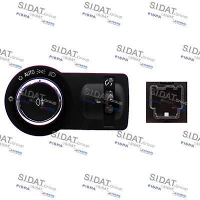 SIDAT Bryter, hovedlys 5.693823A2 5.693823A2 Hovedlysbryter FIAT PUNTO SIDAT