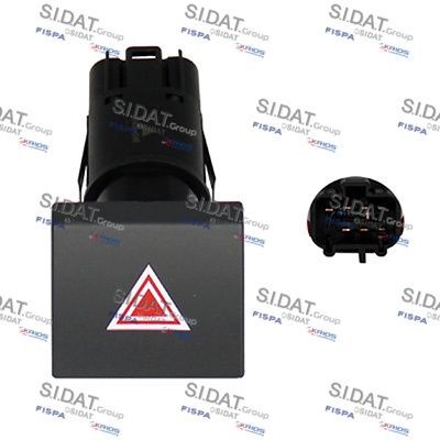 SIDAT Varningsblinkers knapp 660002A2 SIDAT 660002A2 Brytare, varningsblinkljus Ford Focus Mk3 Kombi original