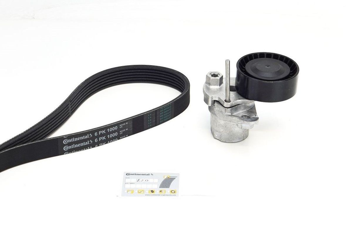 CONTITECH Jogo de correias trapezoidais estriadas 6PK1000K1 CONTITECH 6PK1000K1 Jogo de correias trapezoidais estriadas Golf VII preço
