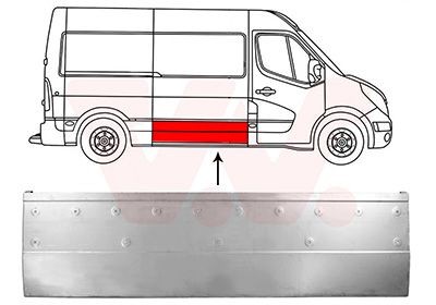 VAN WEZEL Dør, karosseri 4388174 VAN WEZEL 4388174 Dør, karosseri