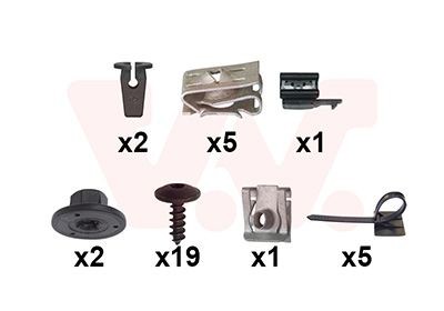 VAN WEZEL Kit montaggio, Paraurti 5711794 VAN WEZEL 5711794 Kit montaggio, Paraurti