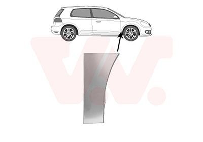 VAN WEZEL Skärm 5863156 Byta Skärm VW Golf 6 Cabriolet kostnad VAN WEZEL 5863156