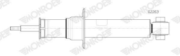 MONROE Amortecedor G2263 MONROE G2263 Sistema de amortecimento BMW X4 (G02, F98)