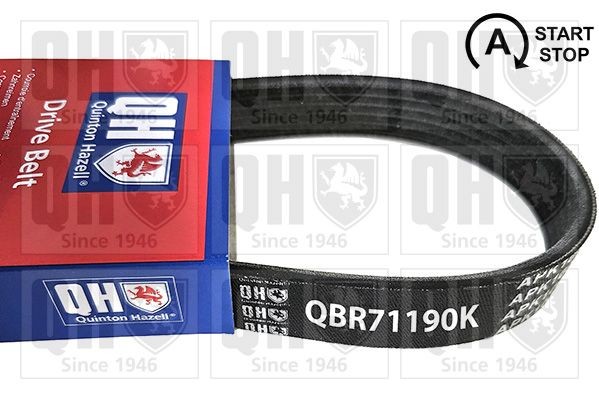 QUINTON HAZELL Ozubený klinový remeň QBR71190K QUINTON HAZELL QBR71190K Ozubený klinový remeň V60 II (225, 227) cena
