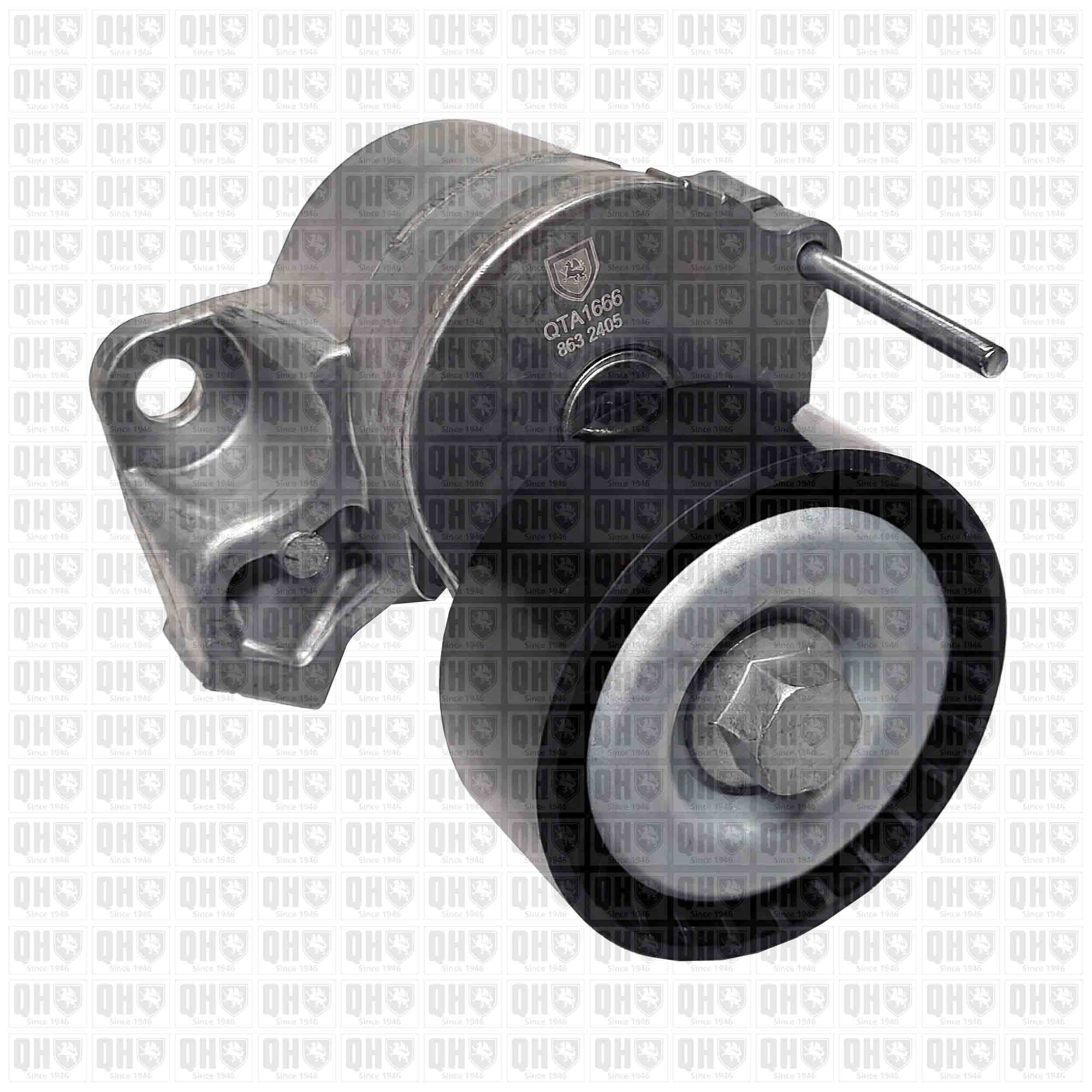 QUINTON HAZELL Τεντωτήρας ιμάντα, ιμάντας poly-V QTA1666 QTA1666 Βραχίονας σύσφιγξης Volkswagen TIGUAN QUINTON HAZELL