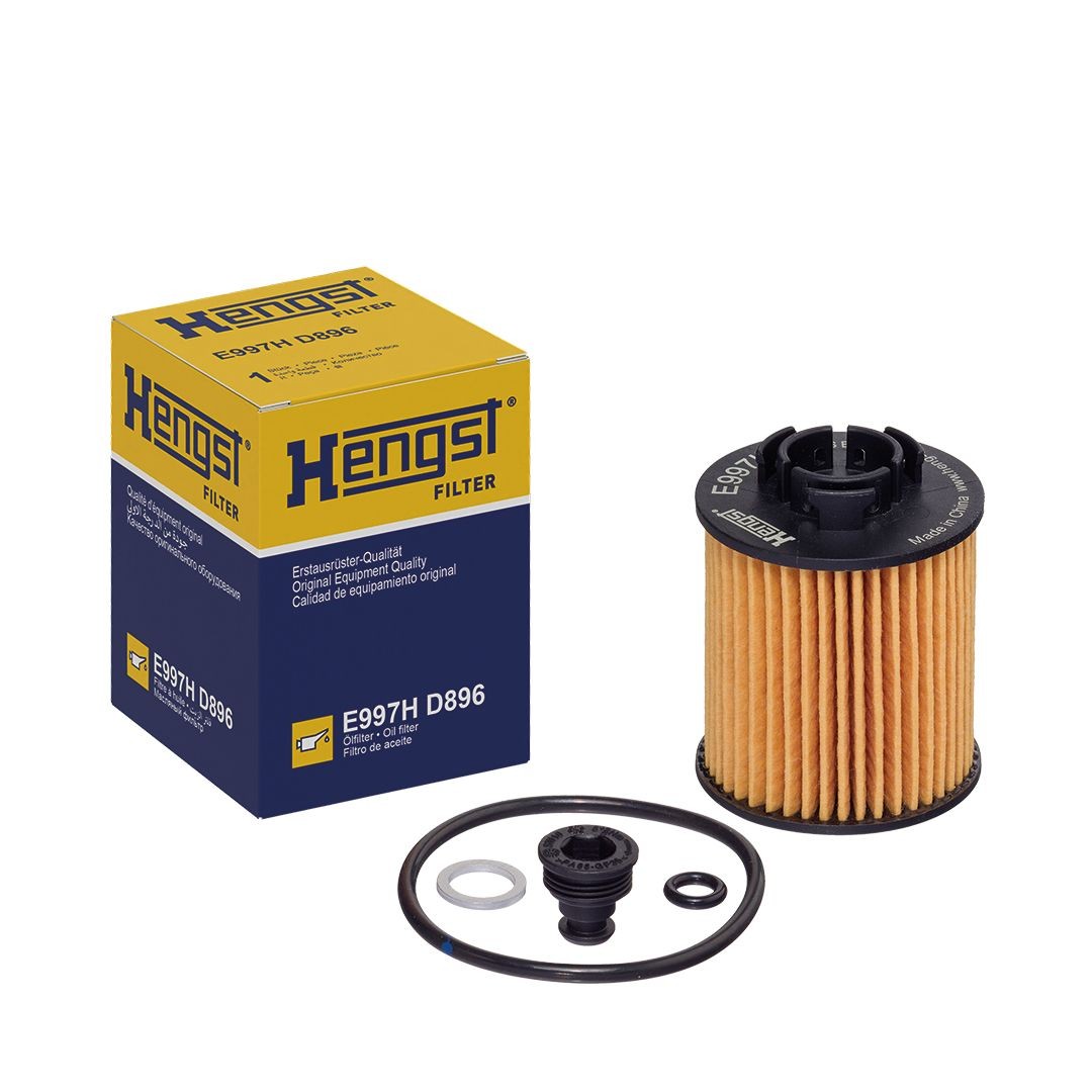 HENGST FILTER Oliefilter E997H D896 Kia NIRO Oliefilter HENGST FILTER E997H D896