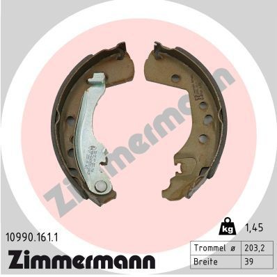 ZIMMERMANN Bromsbacksats 10990.161.1 10990.161.1 ZIMMERMANN Bromsbacksats Rover