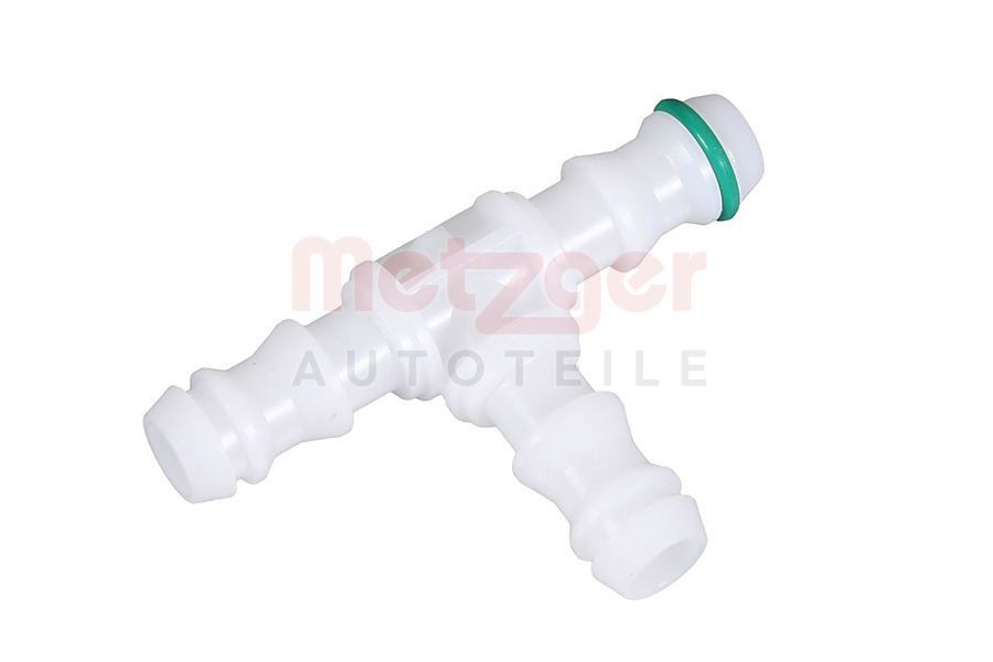 METZGER Pièce de jonction, tuyauterie d'eau de nettoyage 2140475 METZGER 2140475 Pièce de jonction, tuyauterie d'eau de nettoyage VOLKSWAGEN CADDY d'origine