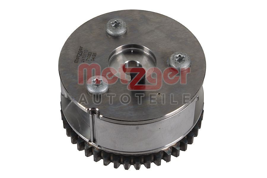 METZGER Knastaksel-forstiller 2410110 METZGER 2410110 Knastakselhjul NISSAN Cabstar (F23, H41, H42) Ladvogn / Chassis billig