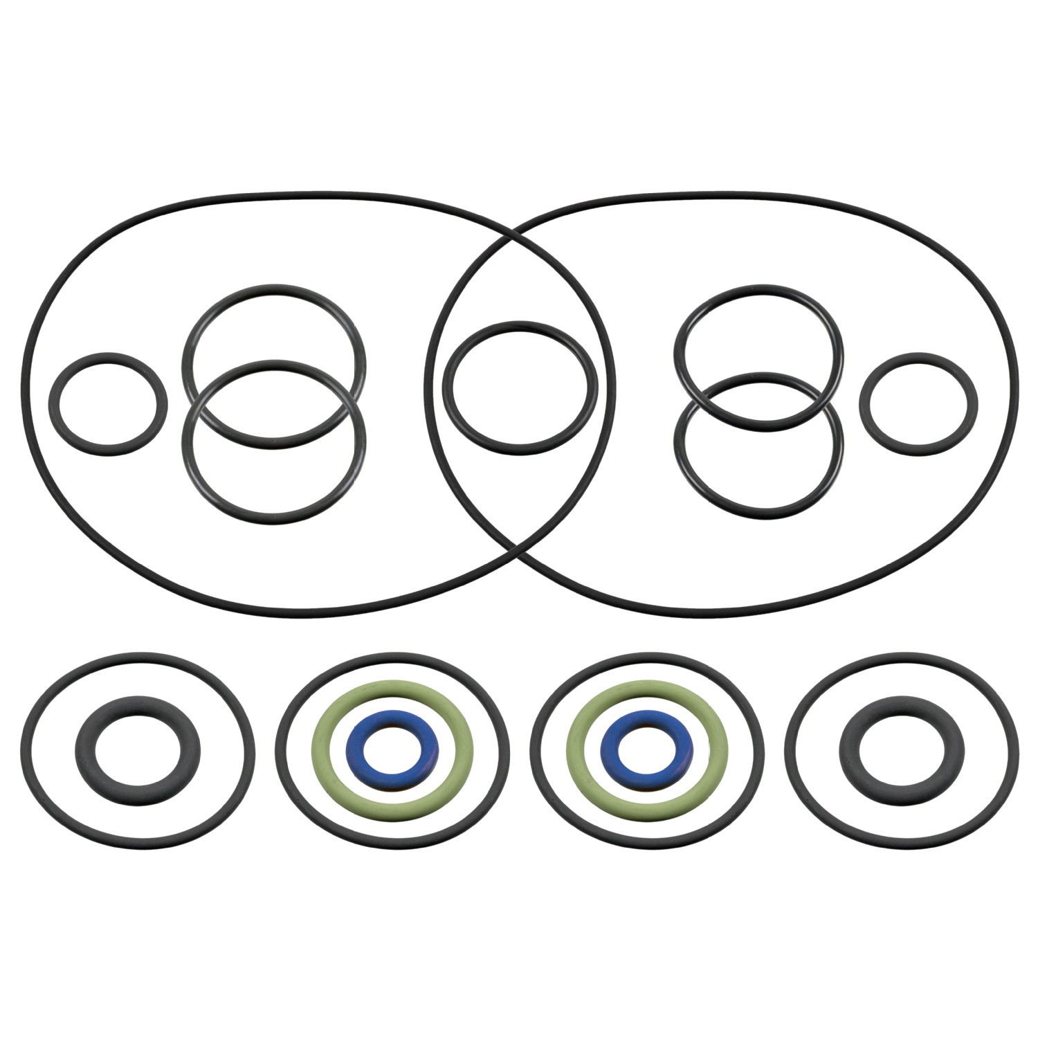 FEBI BILSTEIN Kit de joints, radiateur d'huile 197392 197392 Bague d'étanchéité radiateur d'huile VOLVO V70 FEBI BILSTEIN