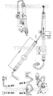 TRISCAN Servoleitung 8516 11015 TRISCAN 8516 11015 Kosten MINI Servoschlauch Original