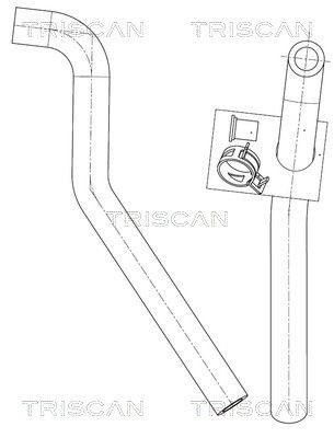 TRISCAN Hydraulická hadica pre riadenie 8516 11019 TRISCAN 851611019 Hydraulické hadice riadenie BMW Z3 Roadster cena