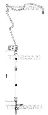 Hydraulic Hose, steering system TRISCAN 8516 16004 TRISCAN 8516 16004 FORD TRANSIT CONNECT 2025 power steering pipe price