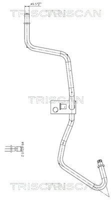 Hidrauliskā šļūtene, Stūres iekārta TRISCAN 8516 16040 TRISCAN 8516 16040: Stūres šļūtenes Ford TRANSIT 2001