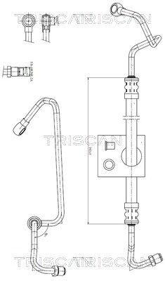 TRISCAN Hydraulikkslange, styring 8516 27003 TRISCAN 8516 27003 Servo slange Volvo 945 II Stasjonsvogn billige