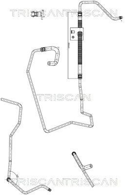 TRISCAN Stuurbekrachtiging slang 8516 28003 TRISCAN 851628003 Stuurbekrachtiging slang Peugeot 307 Station Wagon prijs