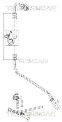TRISCAN Flessibile idraulica, Sterzo 8516 29023 TRISCAN 8516 29023 Tubo servosterzo SKODA Fabia II Hatchback (542) originale prezzo