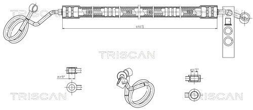 TRISCAN Servoleitung 8516 29032 8516 29032 TRISCAN Servoleitung VW Passat B5 Limousine Kosten