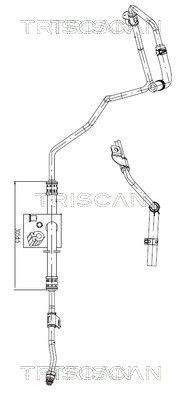TRISCAN Hydraulická hadica pre riadenie 8516 43003 TRISCAN 8516 43003 originálne Hydraulické hadice riadenie Hyundai Santa FE DM cena