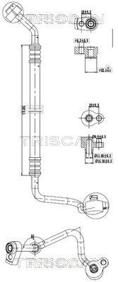 Condotto d. bassa / alta pressione, Climatizzatore TRISCAN 9010 16012 TRISCAN 9010 16012 costo Tubo aria condizionata Ford C-MAX 2013