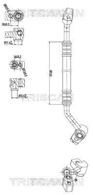 TRISCAN Hoge druk- / lage drukleiding, airconditioning 9010 16048 TRISCAN 9010 16048 Airco slang Ford B-Max JK aan een voordelige prijs