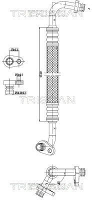 Condotto d. bassa / alta pressione, Climatizzatore TRISCAN 9010 28007 TRISCAN 9010 28007 costo Tubo aria condizionata Opel CORSA 2001