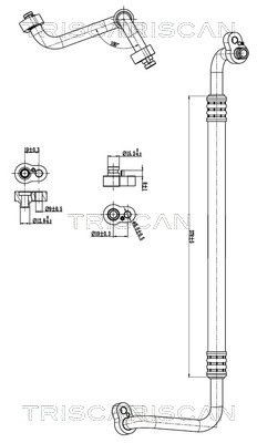 Conduite à haute / basse pression, climatisation TRISCAN 9010 29026 TRISCAN 9010 29026: Conduite à haute pression climatisation Škoda FABIA 2024