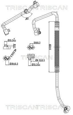 TRISCAN Conduite à haute / basse pression, climatisation 9010 29029 TRISCAN 9010 29029 Conduite de climatisation VW Sharan 7n à un prix avantageux