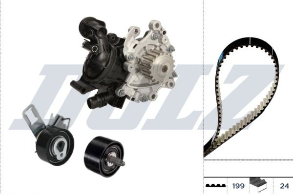 DOLZ Veepump + hammasrihmakomplekt KD356 DOLZ KD356 Veepump + hammasrihma komplekt Berlingo Van (K9) hind