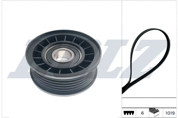 DOLZ Ķīļrievu siksnu komplekts SKD308A Ķīļrievu siksna LANCIA DOLZ SKD308A