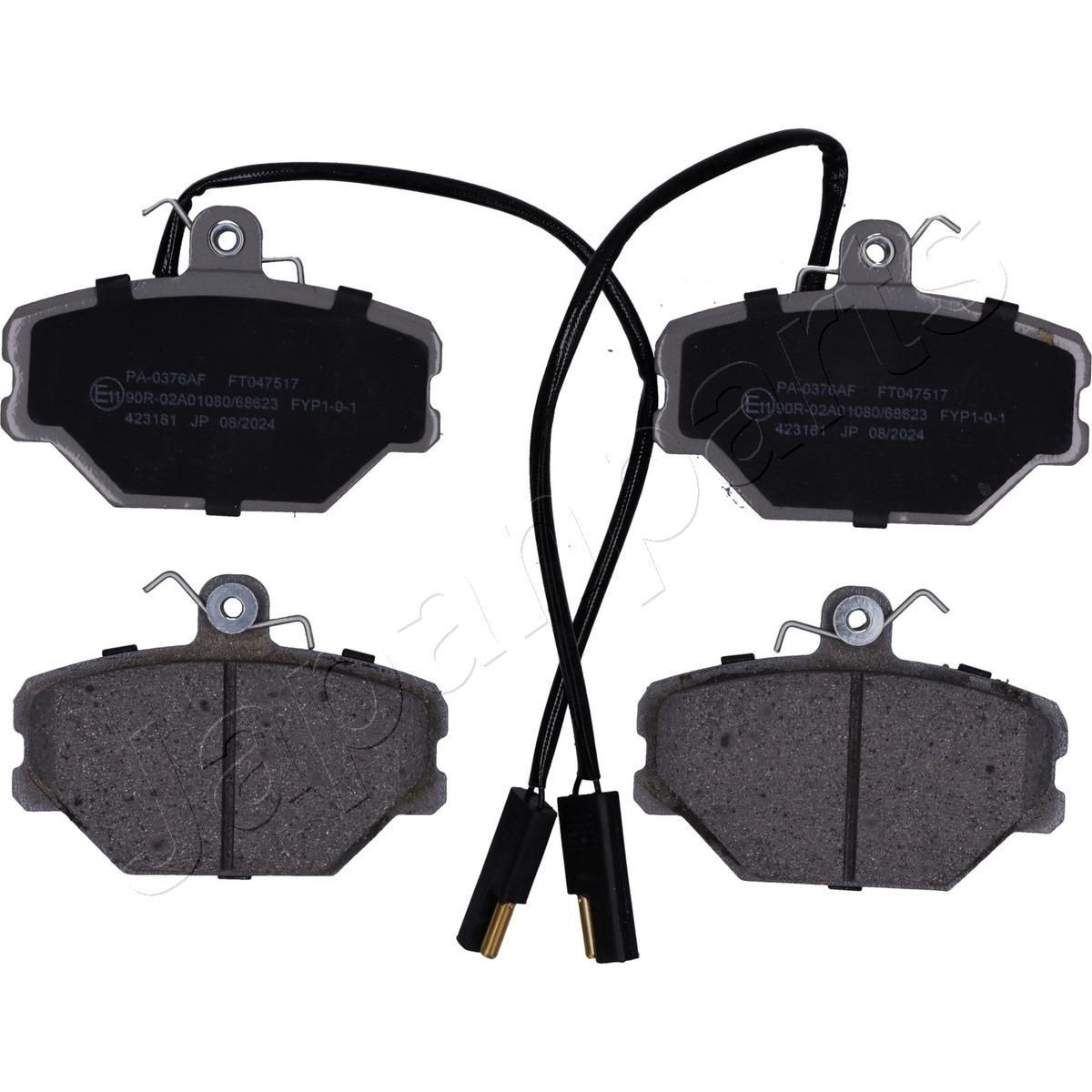 JAPANPARTS Bremseklosser PA-0376AF Sportsbremseklosser JAPANPARTS Ford GALAXY PA-0376AF