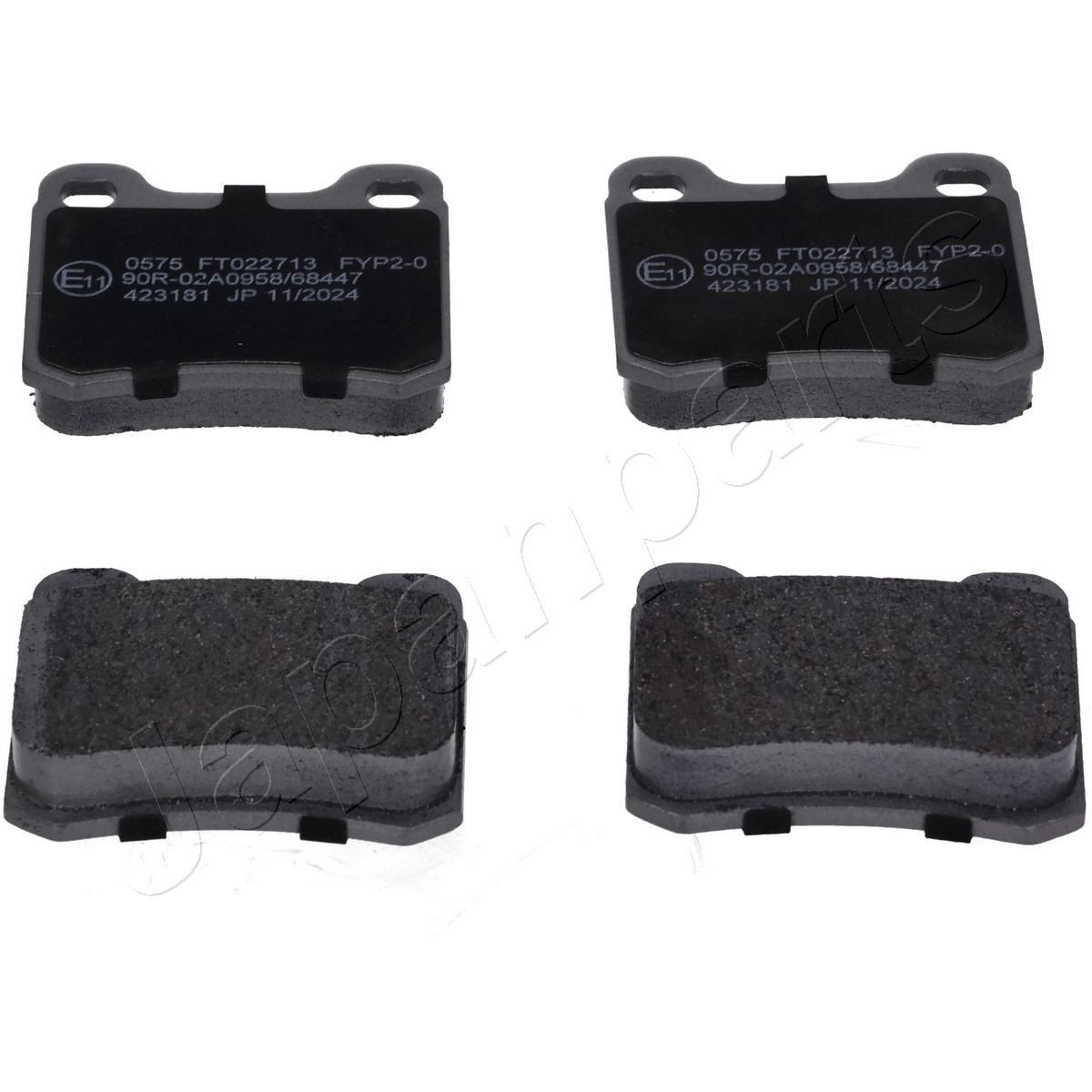 JAPANPARTS Pastilhas de travão PA-0575AF PA-0575AF Pastilhas de travão desportivas JAPANPARTS MERCEDES-BENZ SLK