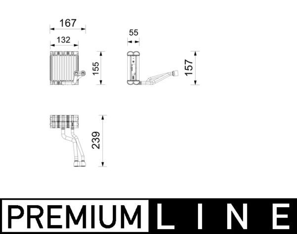 MAHLE Εξαεριωτής, σύστημα κλιματισμού AE 261 000P MAHLE AE 261 000P Εξαεριωτής MERCEDES-BENZ S-class γνήσια