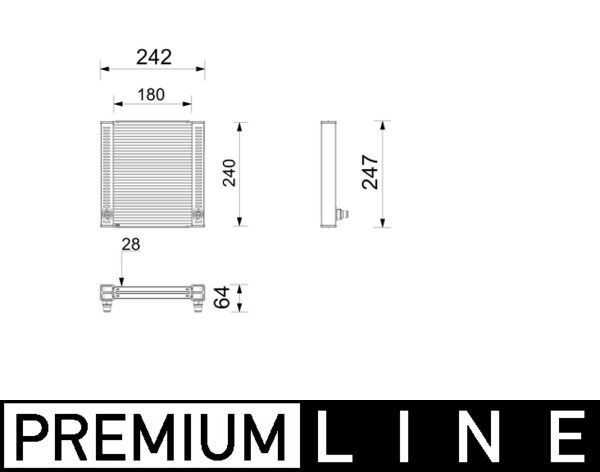 Radiators, Motora dzesēšanas sistēma MAHLE CR 2799 000P MAHLE CR 2799 000P Ūdens radiatori BMW 6. Sērija 2024