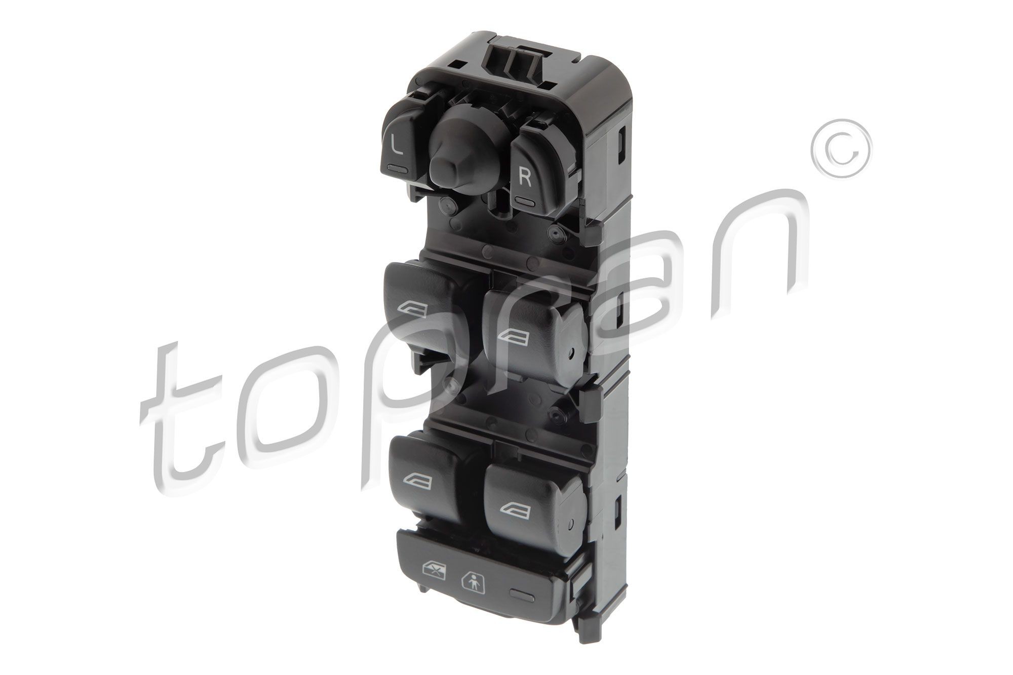 Slēdzis, Stikla pacēlājmehānisms TOPRAN 602 248 TOPRAN 602 248 Stikla pacēlāja slēdzis VOLVO V70 2008