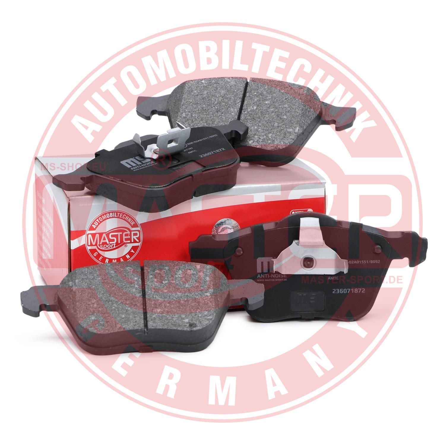 MASTER-SPORT Kit pastiglie freni 236071872 236071872 MASTER-SPORT Pastiglie freno sportive VOLVO prezzo