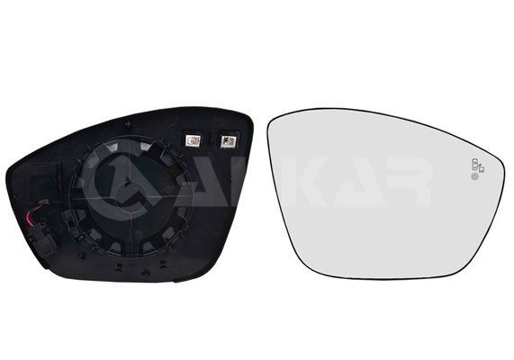 ALKAR Miroir de rétroviseur 6436446 Alfa Romeo 156 Glace rétroviseur ALKAR 6436446