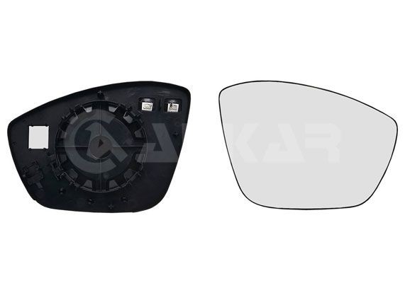 ALKAR Spiegelglas, buitenspiegel 6438446 Alfa Romeo GT Spiegelglas, buitenspiegel ALKAR 6438446